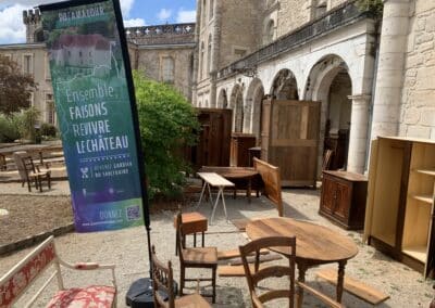 Préparer le château pour les travaux